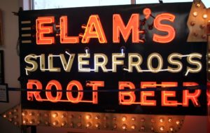 Elam's Root Beer Sign